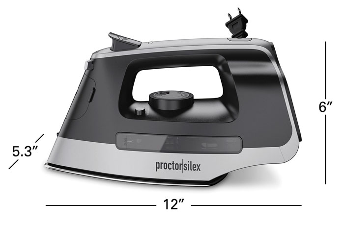 steam iron, retractable cord iron